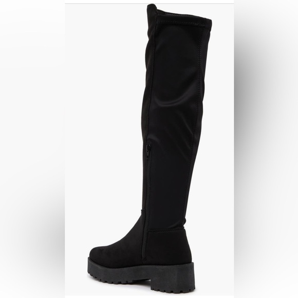 NWT Dirty Laundry Manhattan Lug Sole Over The Knee Boot - Picture 2 of 5